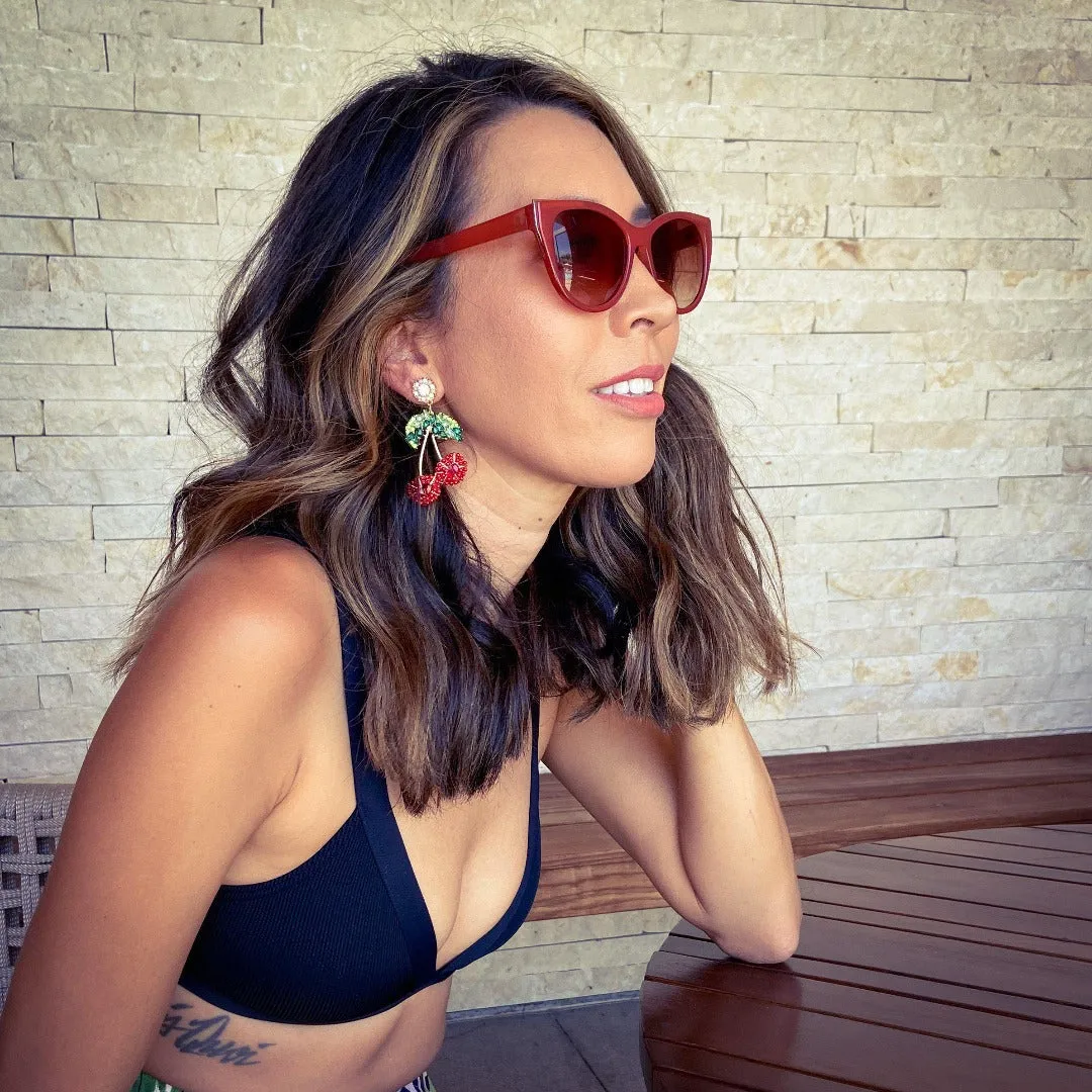 🍒 Cherry Bomb Earrings  🍒 LAST CHANCE!