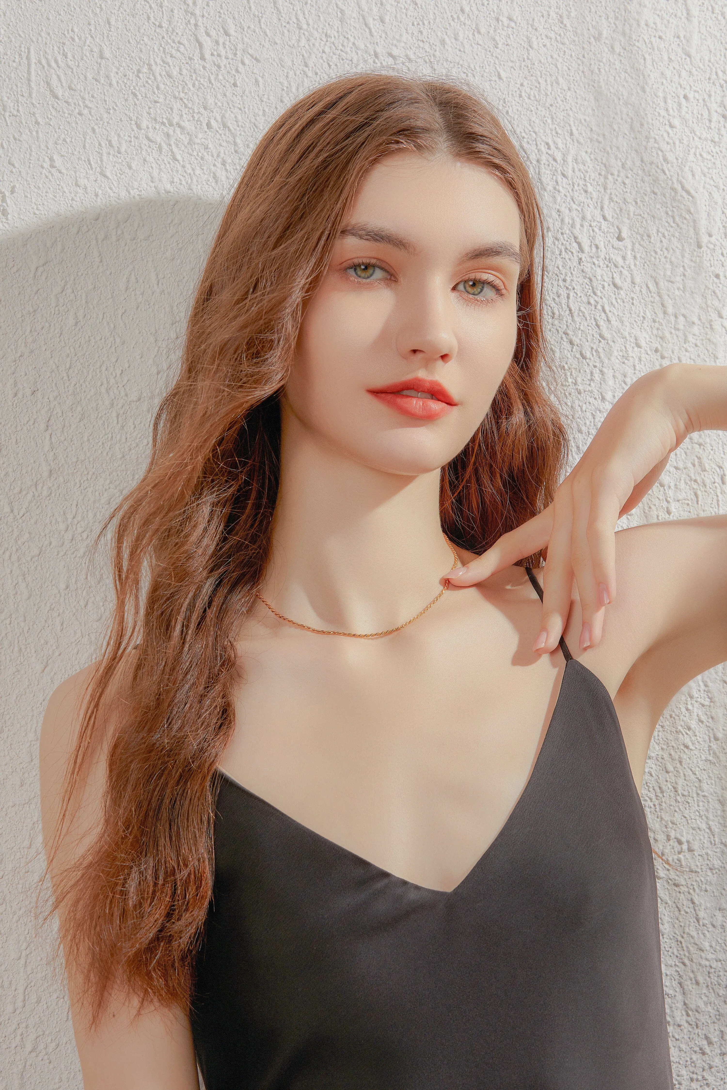 24K Yellow Gold Rope Chain - 2mm