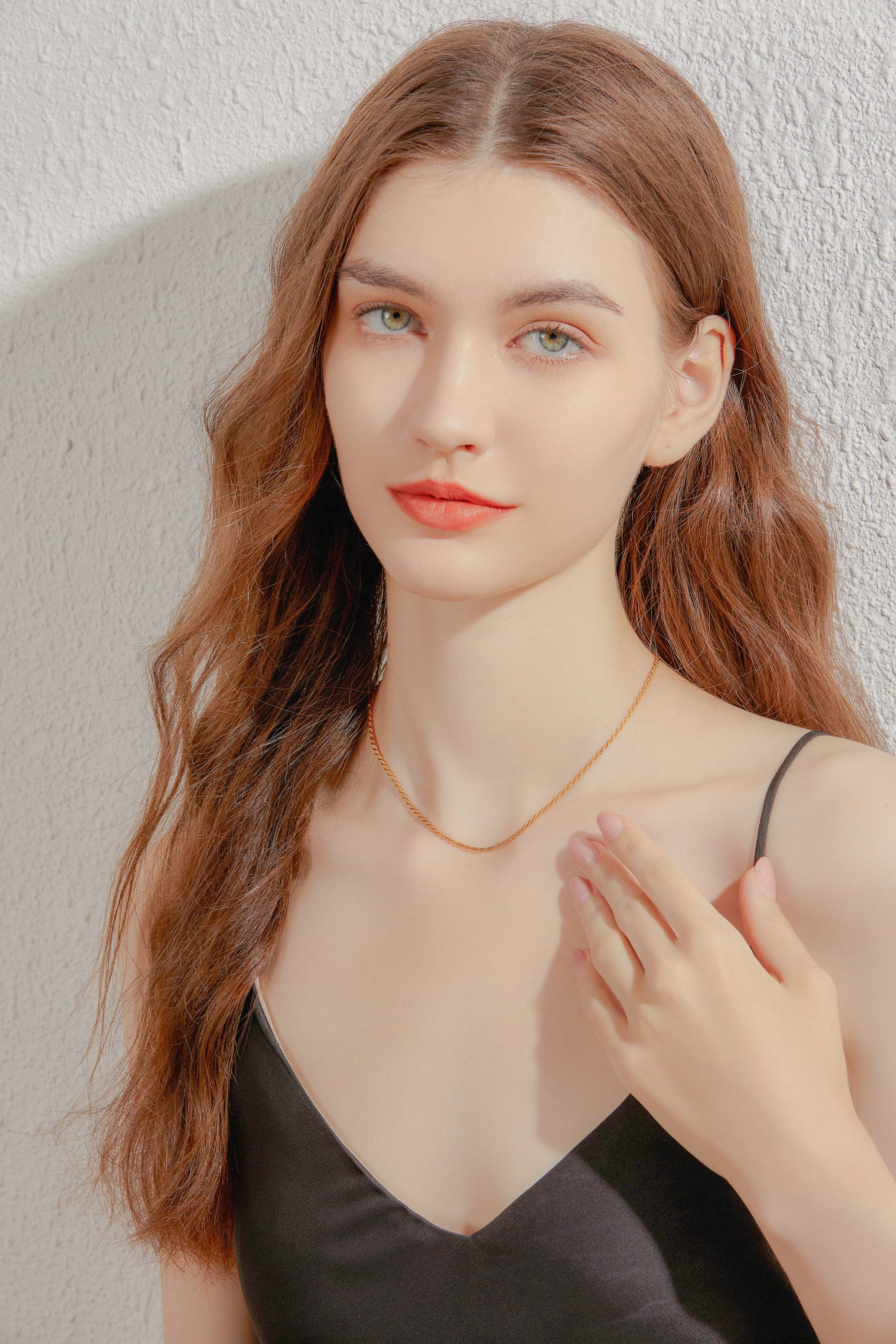 24K Yellow Gold Rope Chain - 2mm