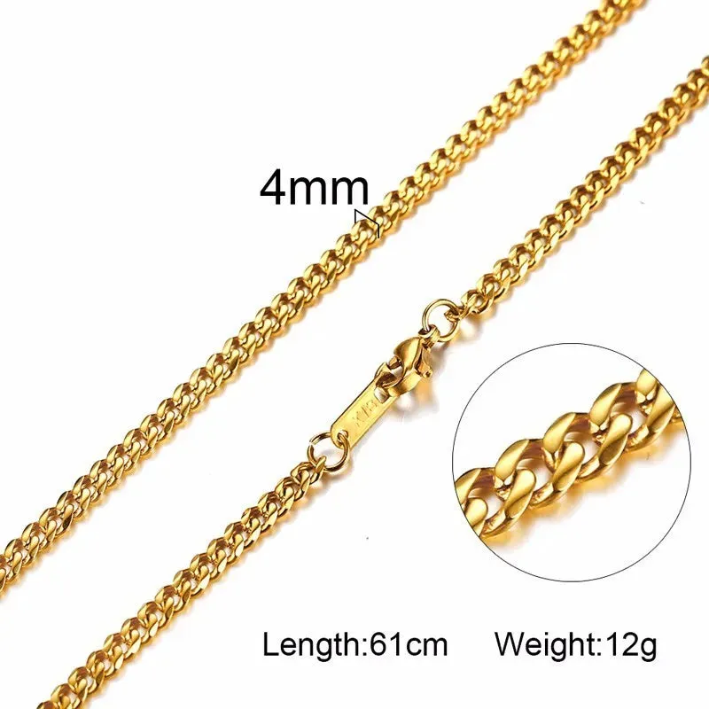 3-6MM MEN NECKLACE SNAKE CHAIN