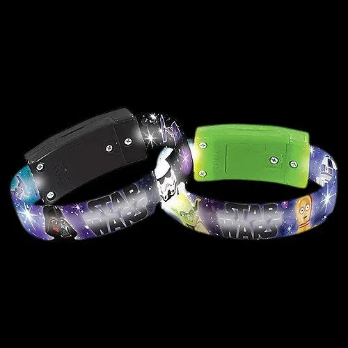 3.4in Light-Up Star Wars Plastic Bracelets