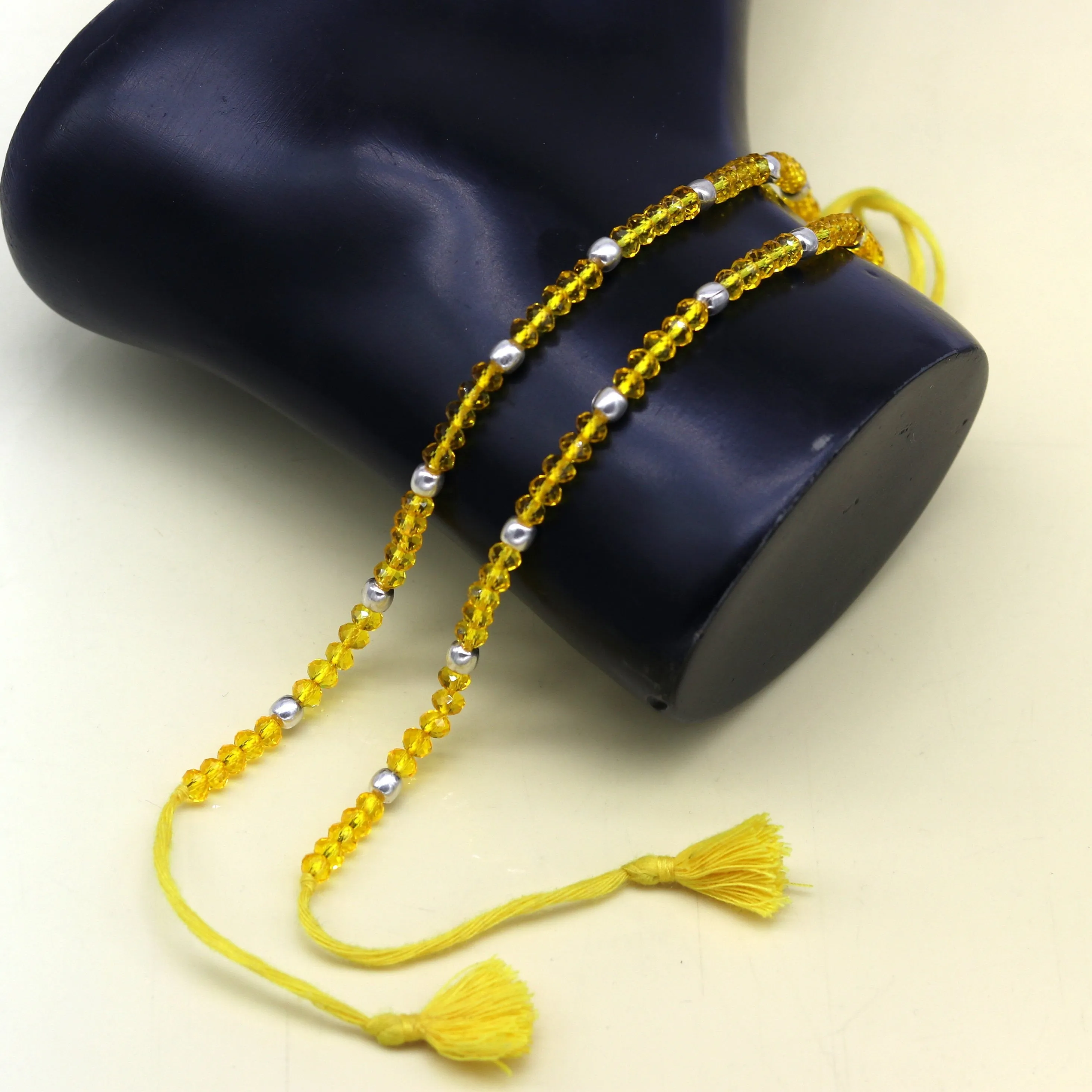 925 sterling silver beads and semi precious stone thread anklets, exclusive custom made ankle bracelet, modern fashion beaded jewelry ank247