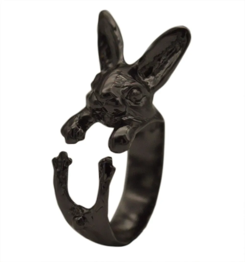 Adjustable Vintage Hippie Chic  Rabbit   Knuckles Rings