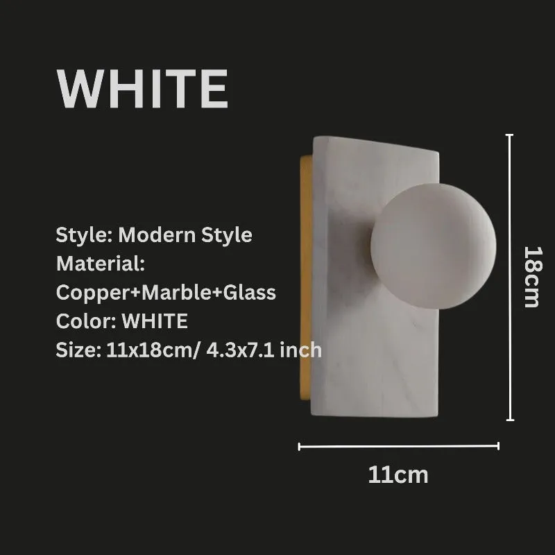 ANN Nordic Marble Wall Light