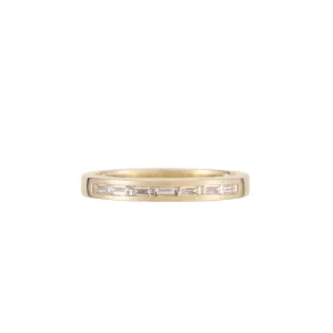 Baguette Diamond Stacking Ring