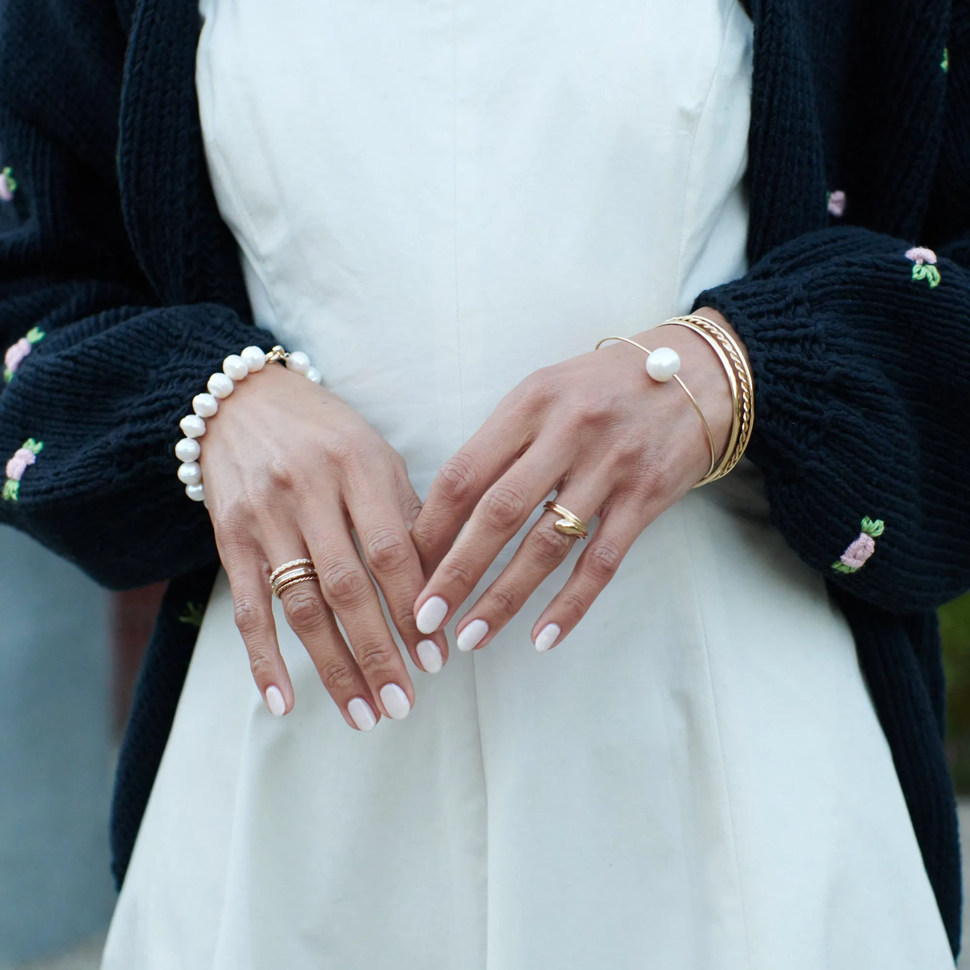 Baguette Diamond Stacking Ring