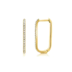 Benin Sterling Silver Earrings plated in 18K Gold