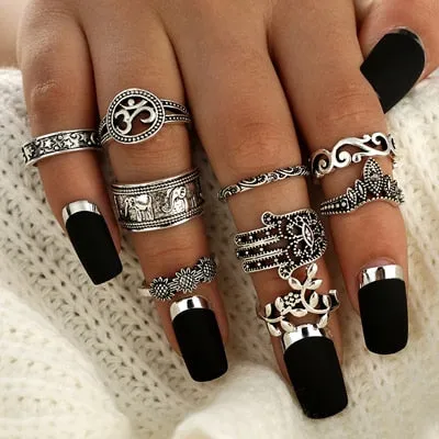 Boho Chic Tribal  Ring Sets