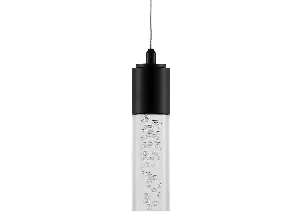 Bolha 4.75" Bubble Acrylic/Iron Modern Minimalist Integrated LED Pendant