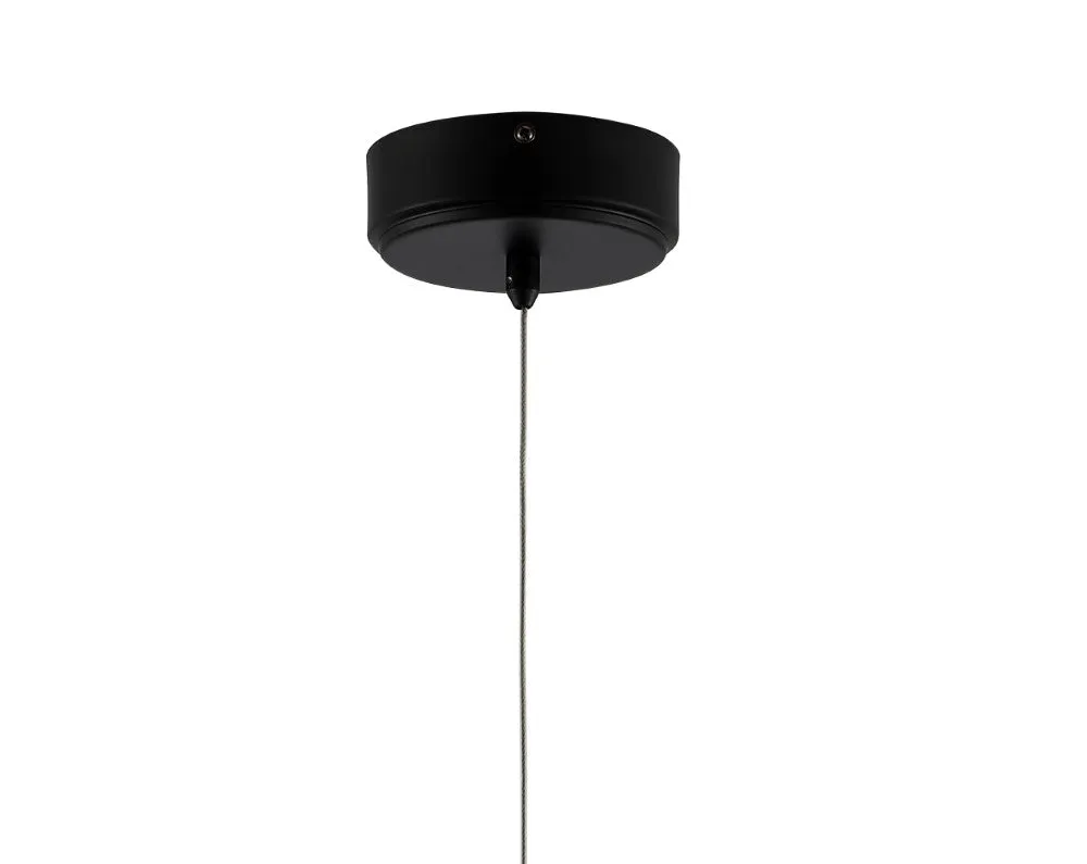Bolha 4.75" Bubble Acrylic/Iron Modern Minimalist Integrated LED Pendant