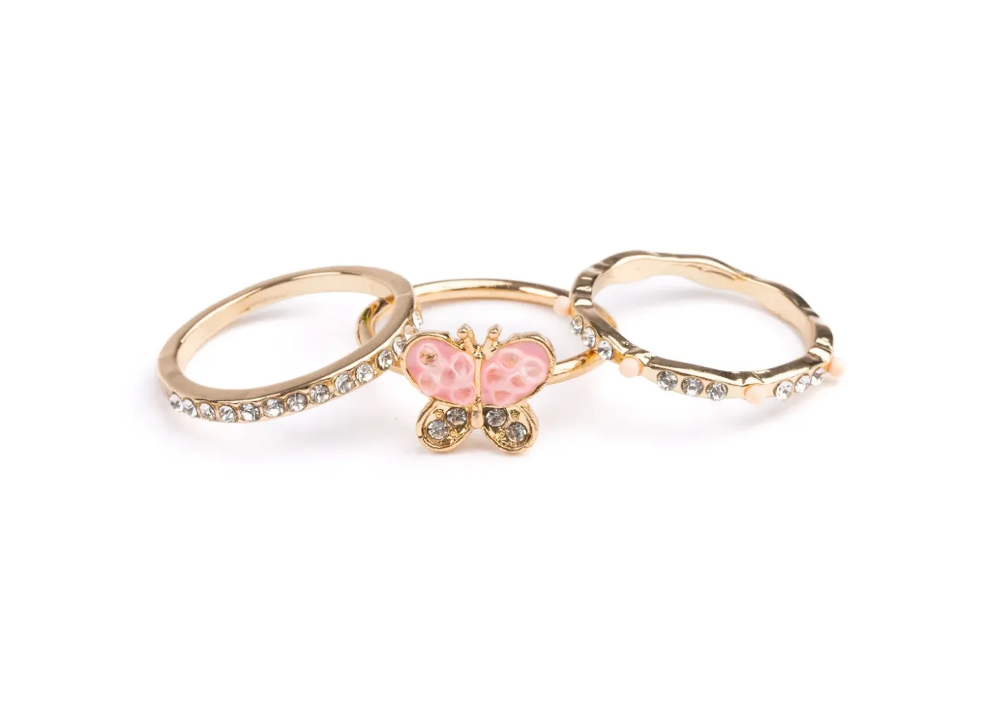 Boutique Chic Butterfly Garden Rings