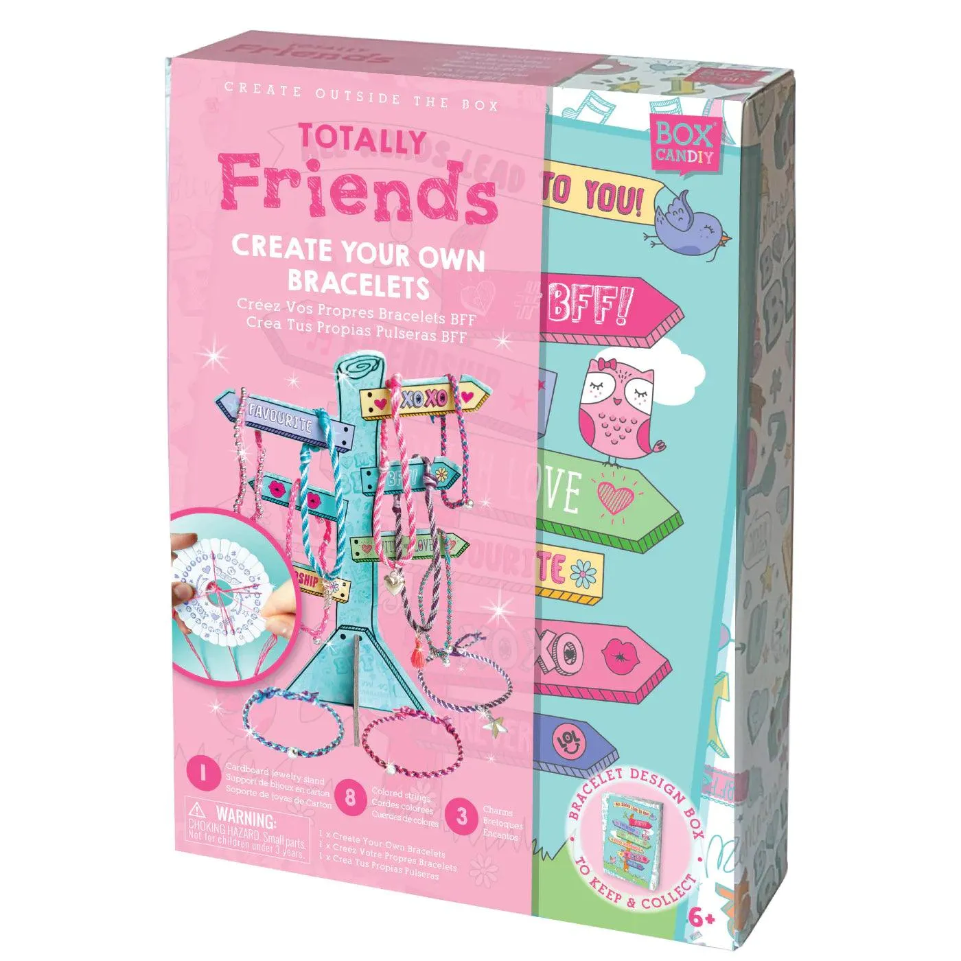 Box Candiy - Totally Friends - Bracelets Art Set