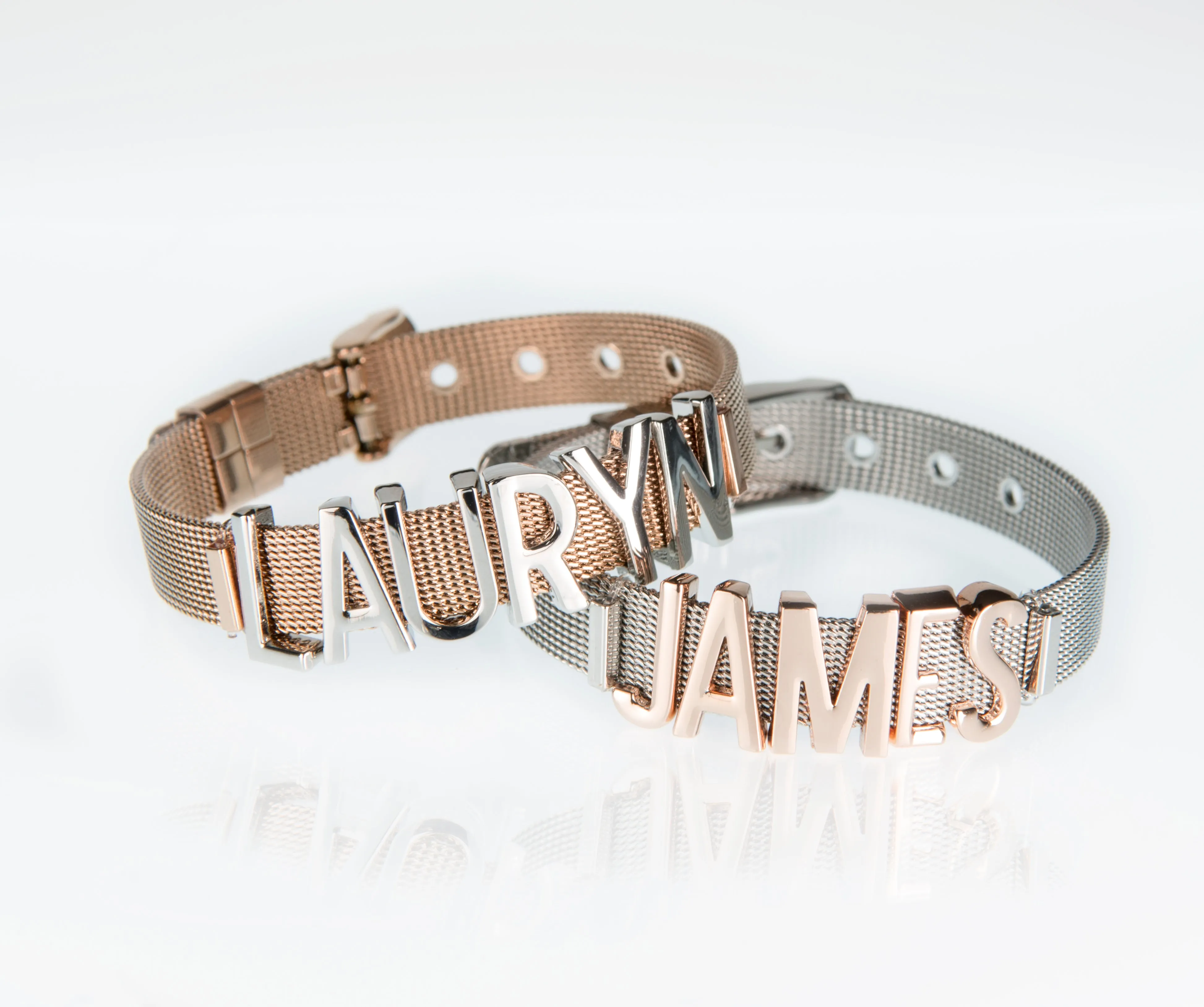 Buckle Up Rose Gold Footprints Charm