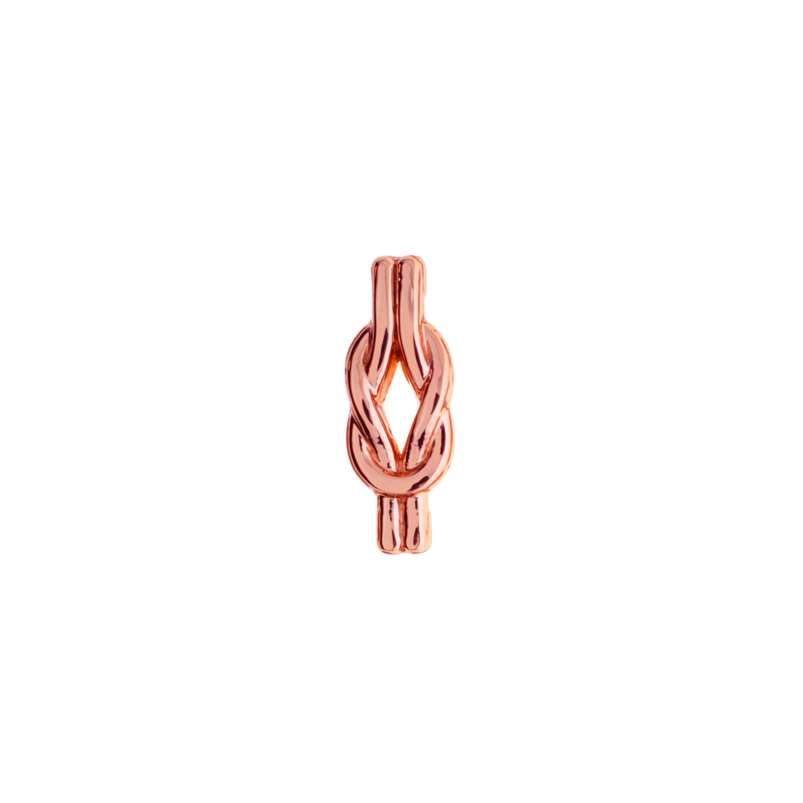 Buckle Up Silver Love Knot Charm