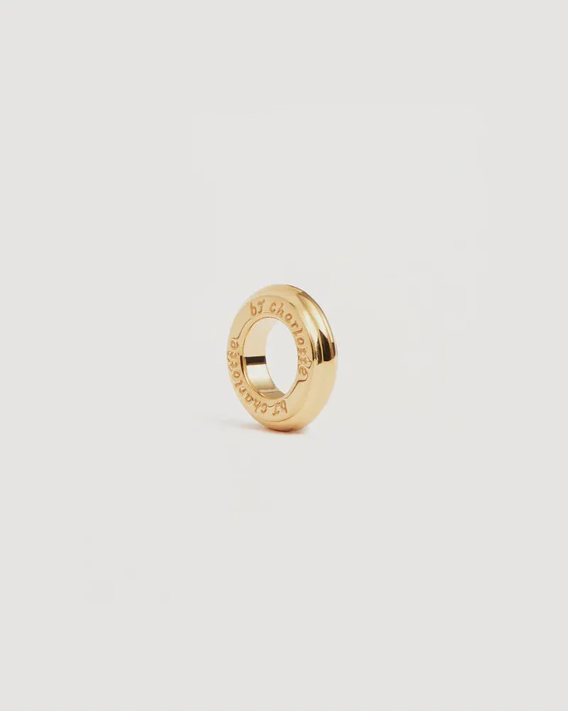 By Charlotte Purity Petal Charm - 18k Gold Vermeil