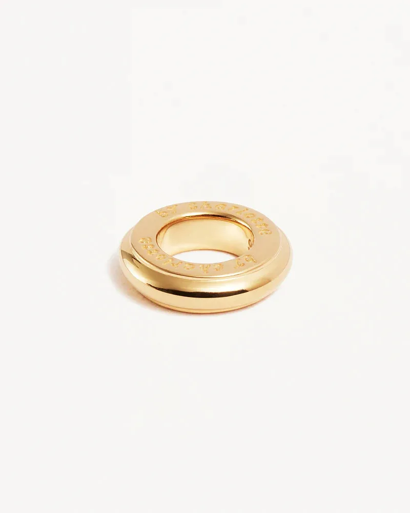 By Charlotte Purity Petal Charm - 18k Gold Vermeil