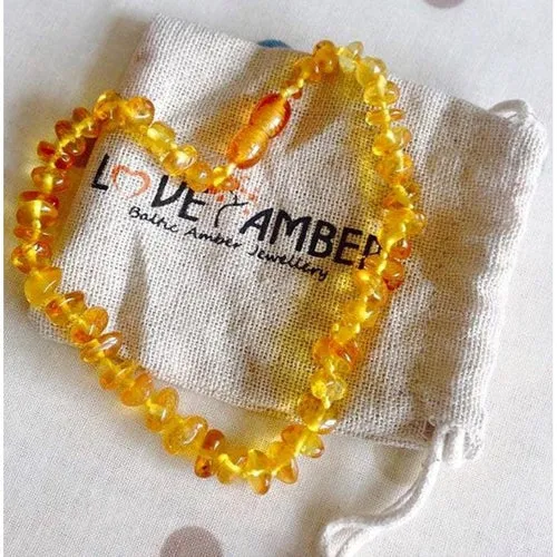 Child Honeypot Polished Honey Baltic Amber Anklet Bracelet