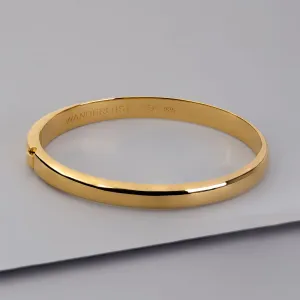 Classic Bold 14K Gold Vermeil Bangle