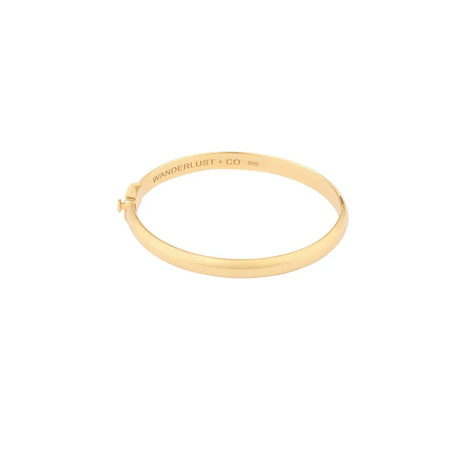 Classic Bold 14K Gold Vermeil Bangle