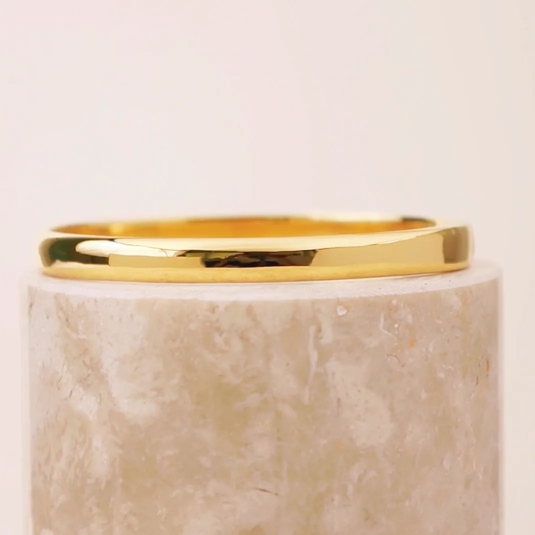 Classic Bold 14K Gold Vermeil Bangle