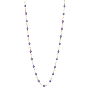 Classic Gigi 17cm Necklace in 18K Yellow Gold Mauve