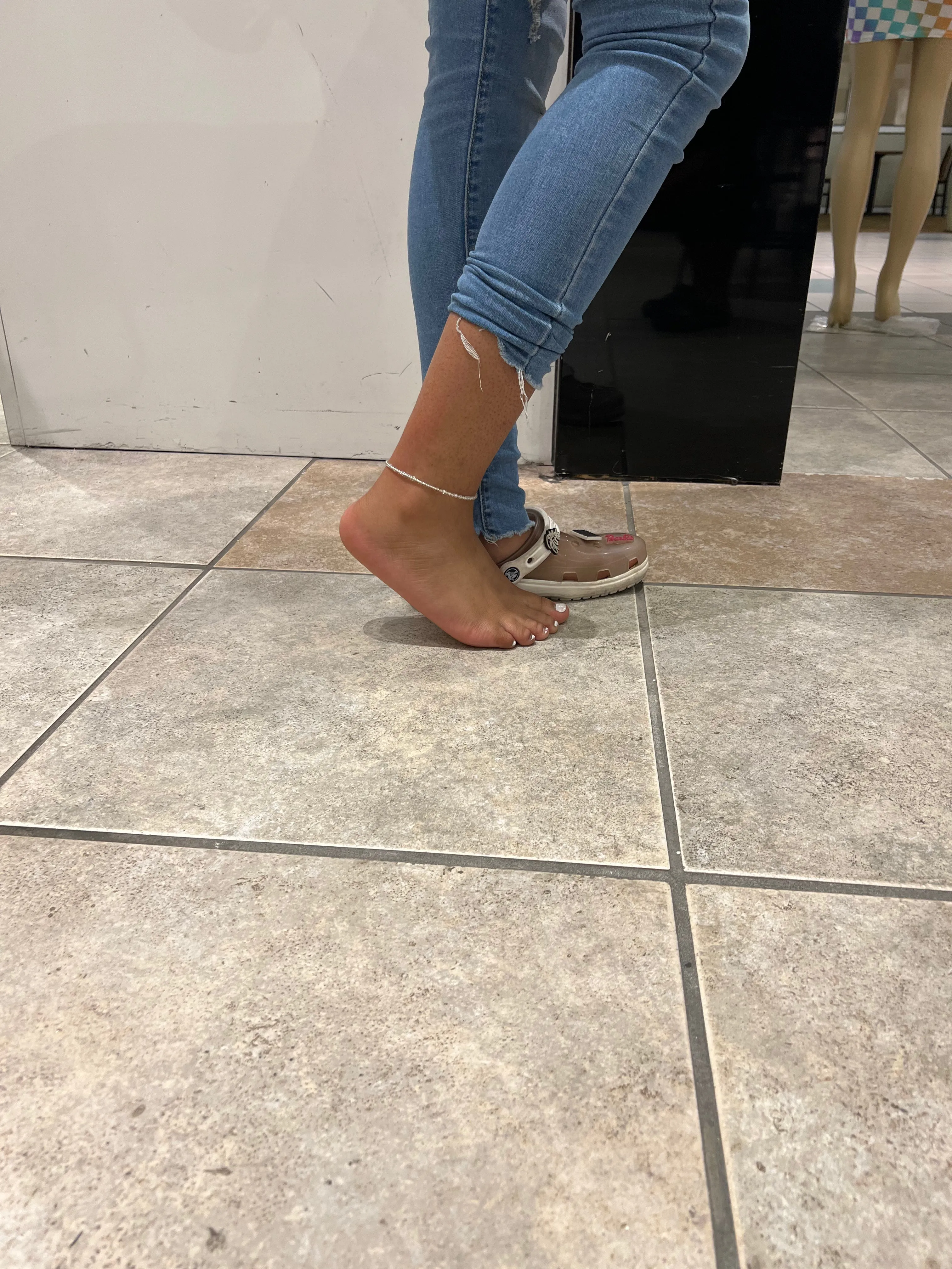 Clear sky anklet