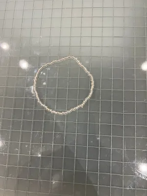 Clear sky anklet