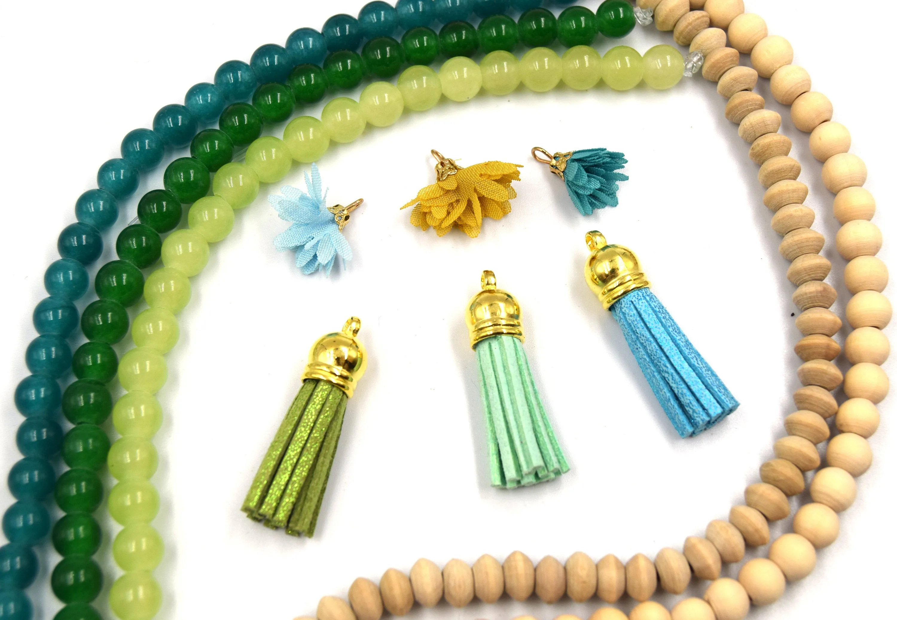 DIY KIT, Bracelet Kit for Kids, DIY Bracelet Kit, Bracelet Making Kit, Jewelry Making Kit - Natural Gemstone Beads