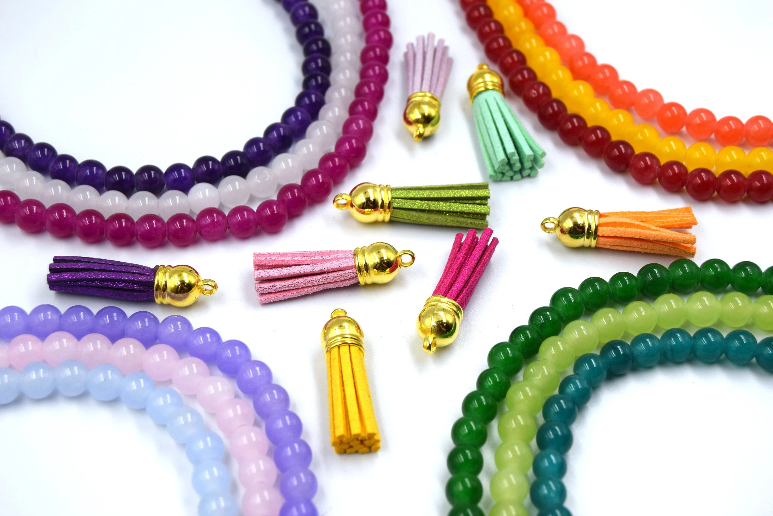 DIY KIT, Bracelet Kit for Kids, DIY Bracelet Kit, Bracelet Making Kit, Jewelry Making Kit - Natural Gemstone Beads