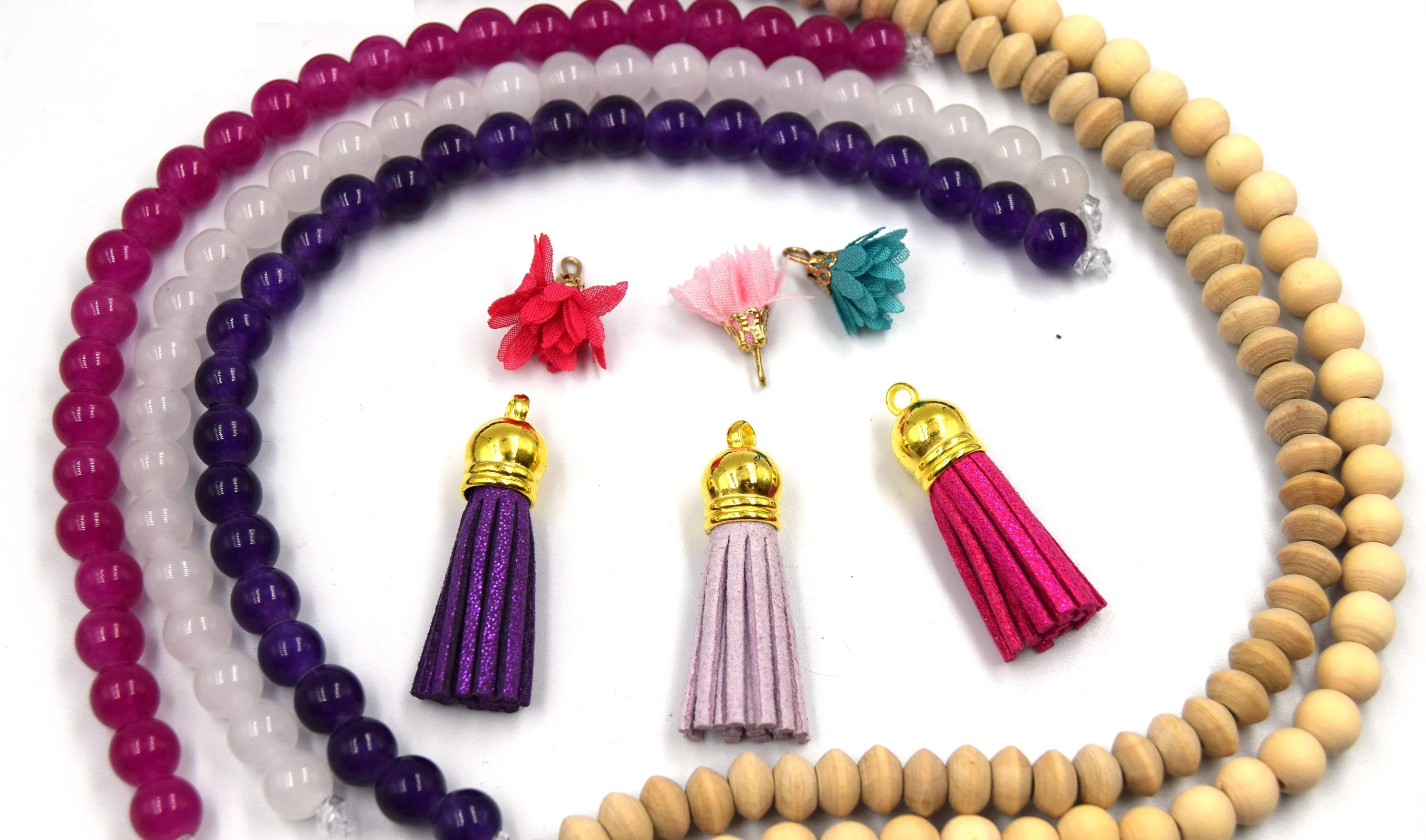 DIY KIT, Bracelet Kit for Kids, DIY Bracelet Kit, Bracelet Making Kit, Jewelry Making Kit - Natural Gemstone Beads