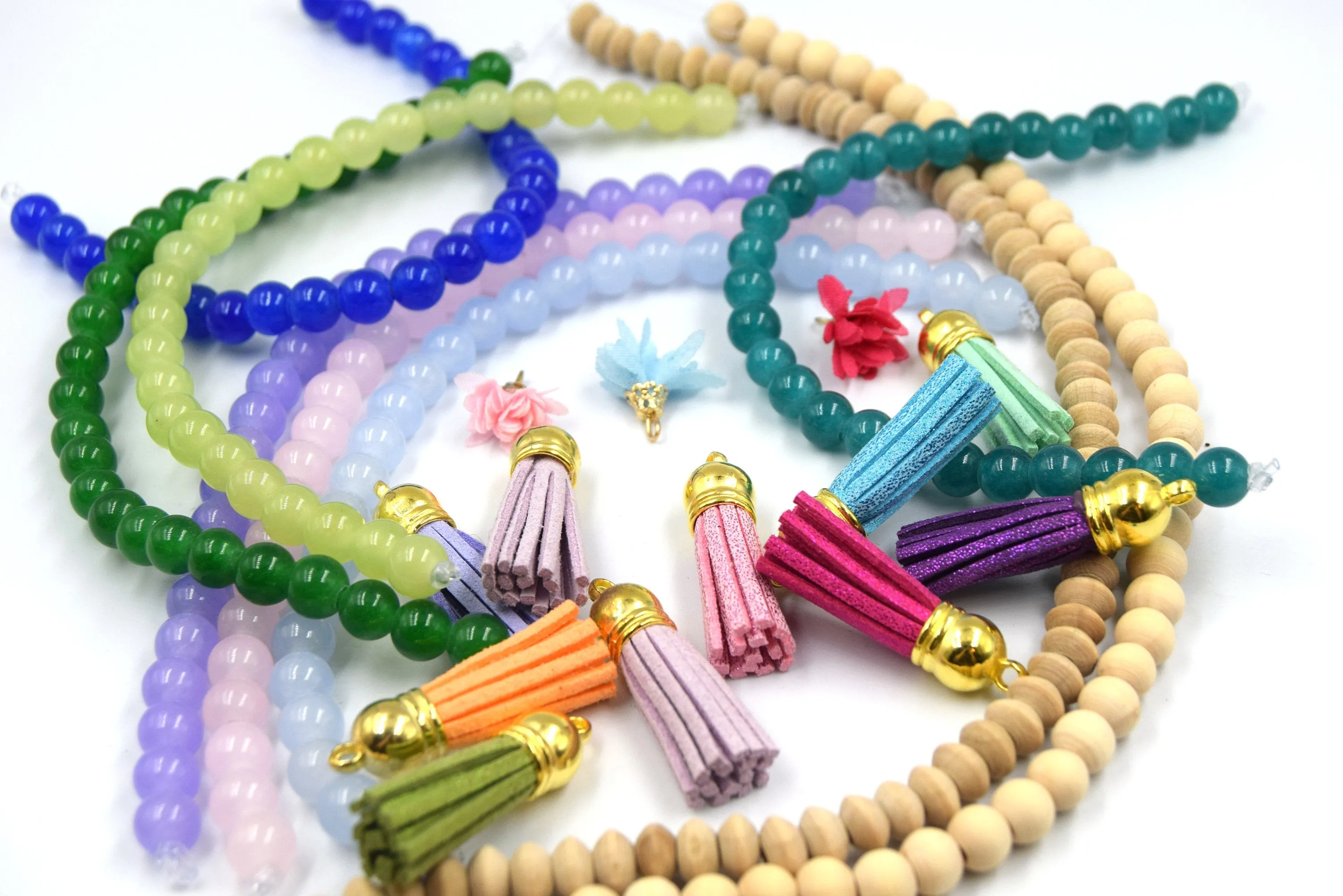 DIY KIT, Bracelet Kit for Kids, DIY Bracelet Kit, Bracelet Making Kit, Jewelry Making Kit - Natural Gemstone Beads