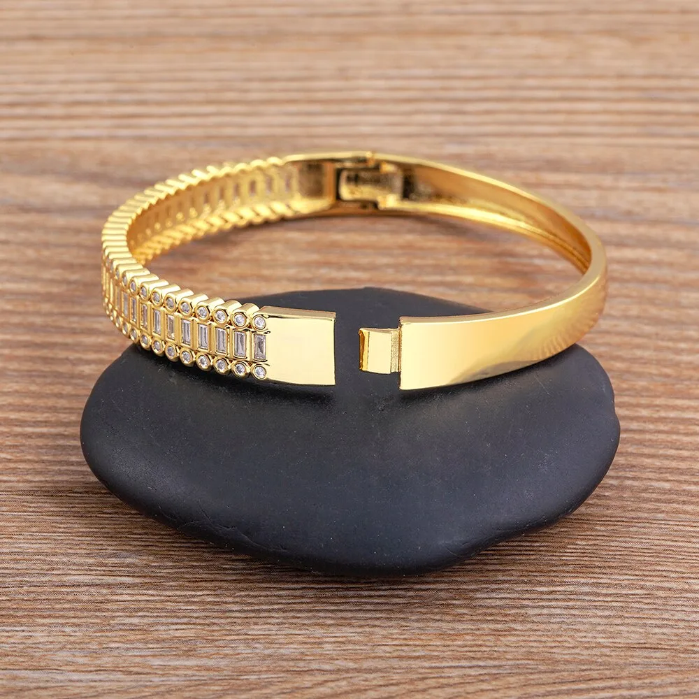 Elegant Classic Crystal Bangles Bracelets For Women