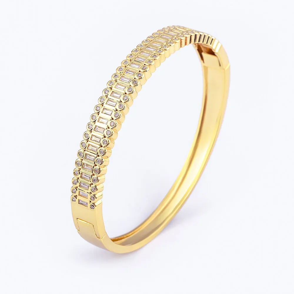 Elegant Classic Crystal Bangles Bracelets For Women