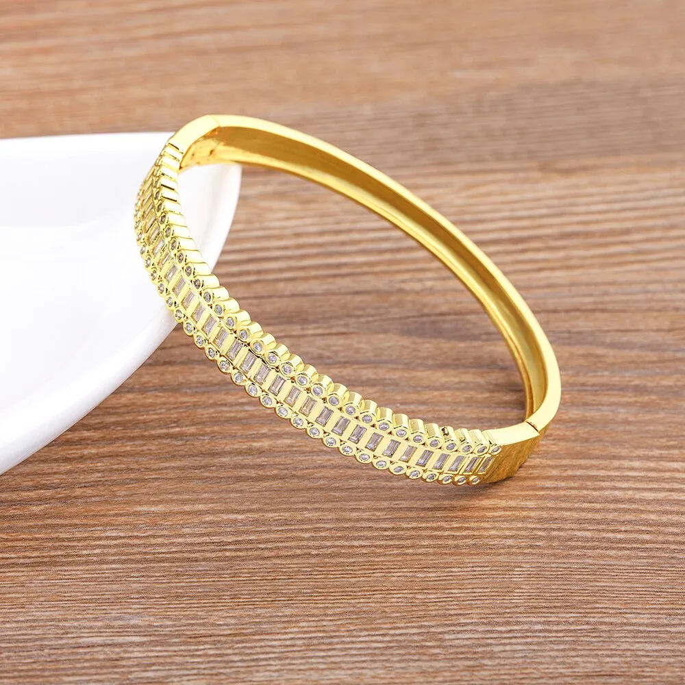 Elegant Classic Crystal Bangles Bracelets For Women