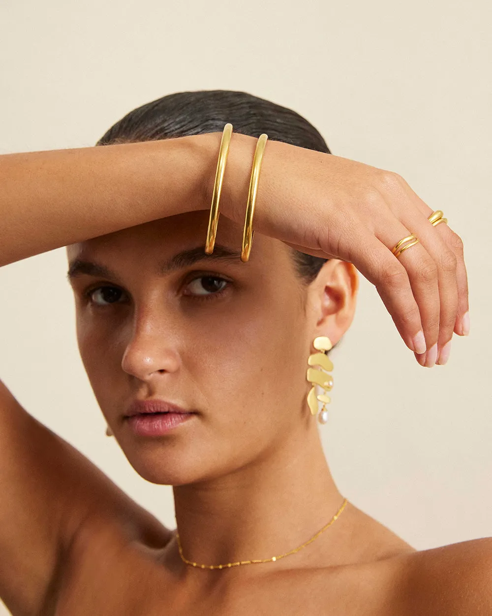 ERA BANGLE (18K GOLD PLATED)