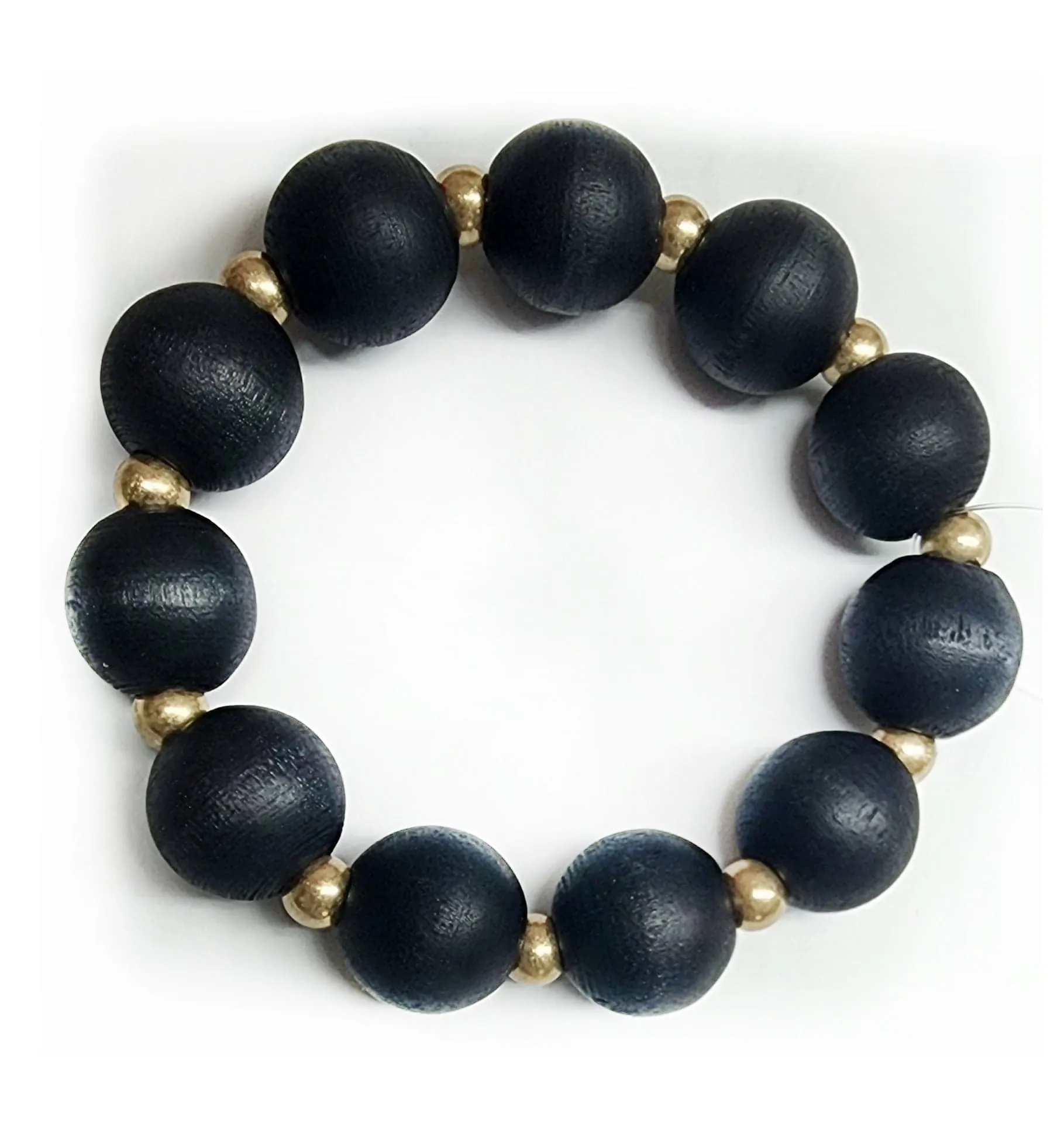Fabulous Wood Bead Bracelet