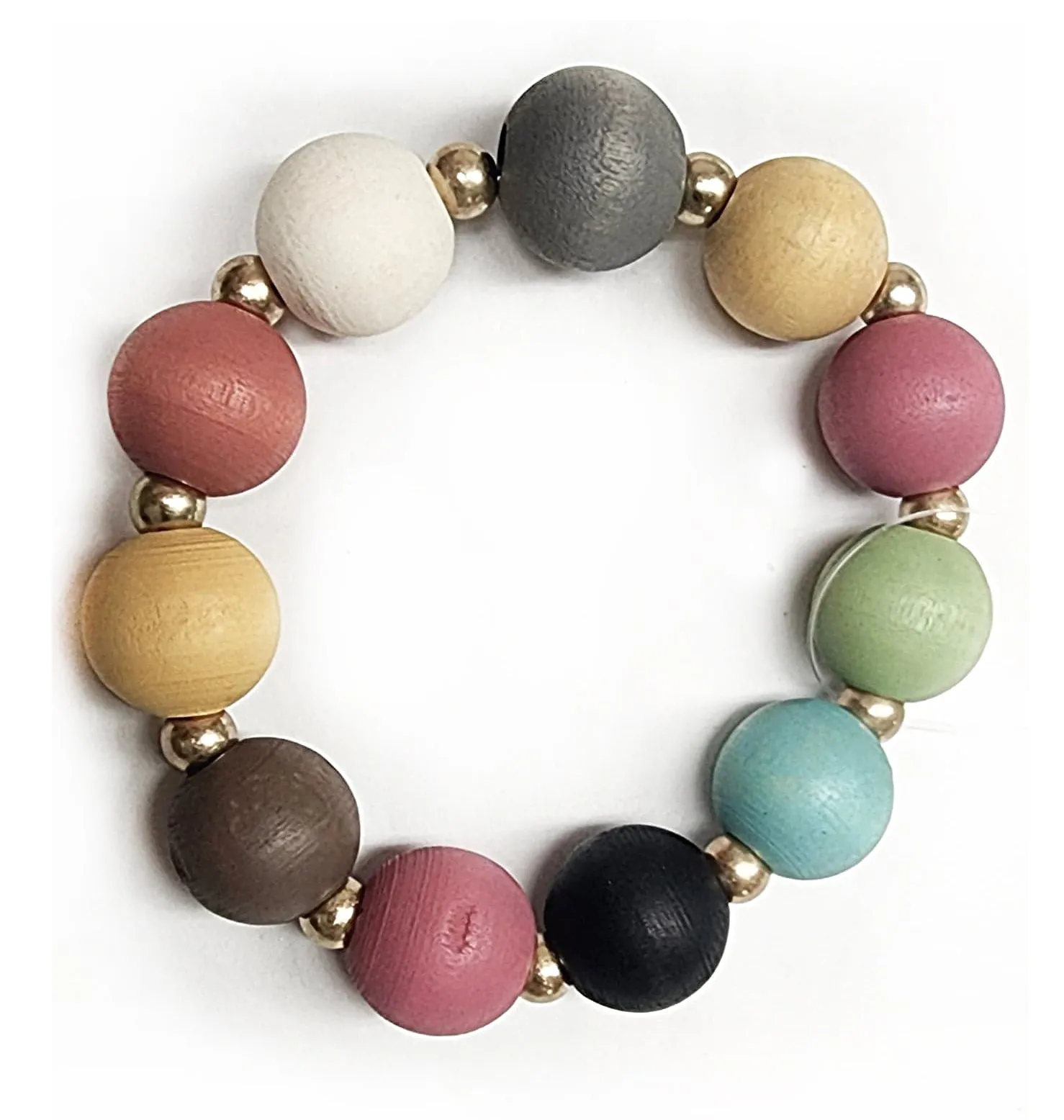 Fabulous Wood Bead Bracelet