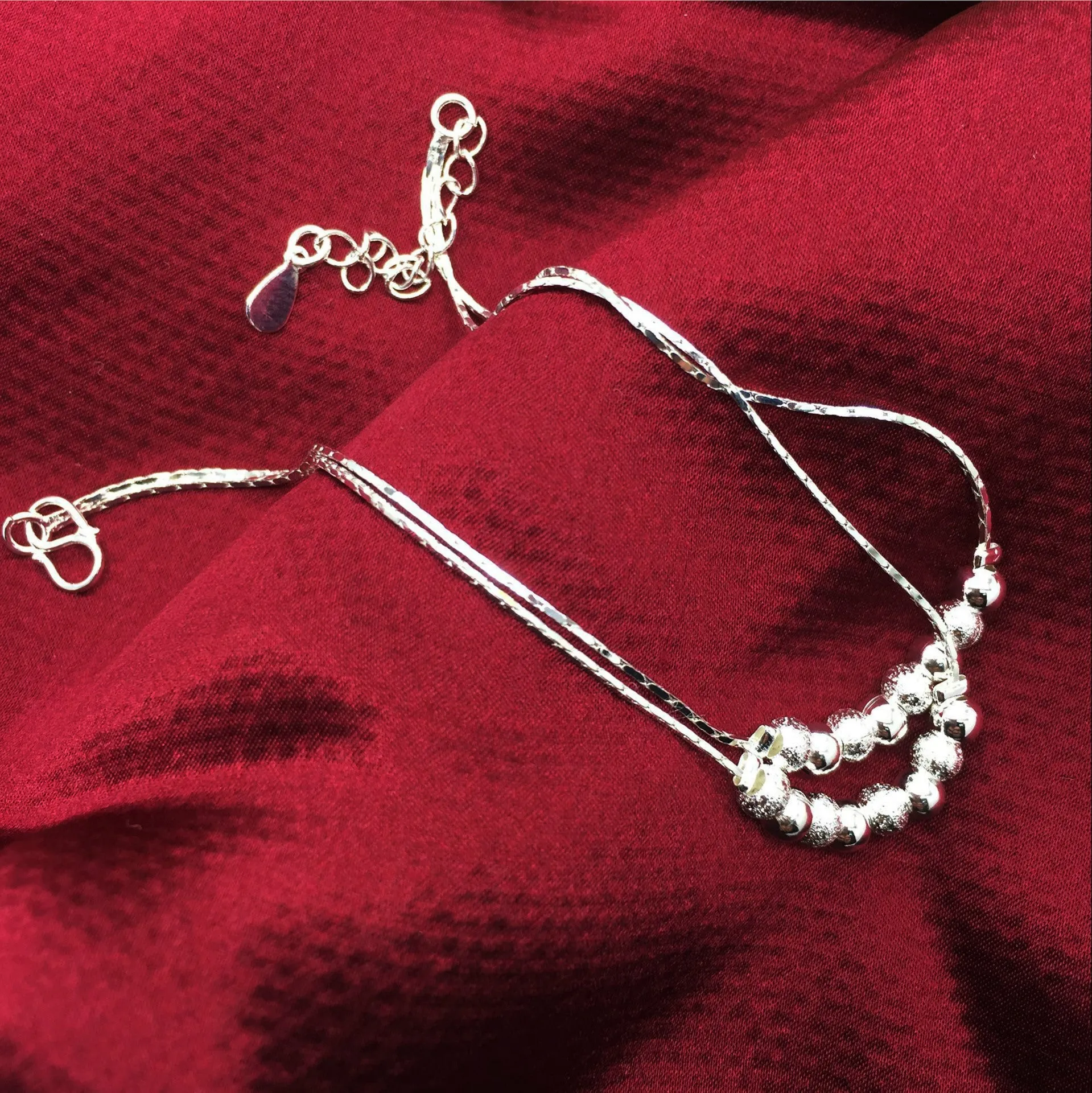 Fashion Anklets Beaded Multi-layer Simple Wild Lady Back Ankle
