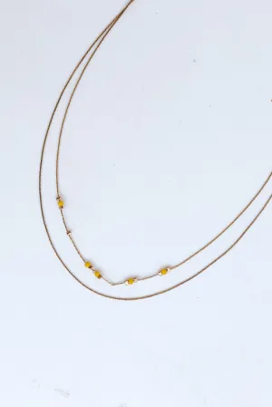 FINAL SALE - Victoria Gold Layered Necklace