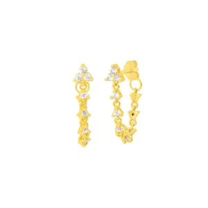 FYB Etta Crystal Chain Earring