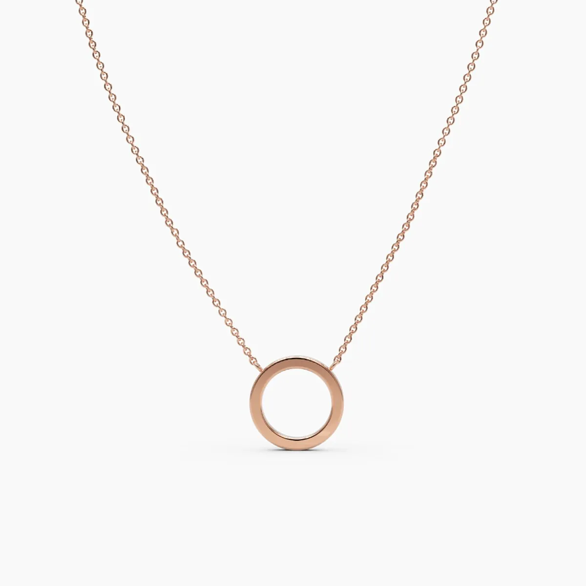 Gold Circle Necklace