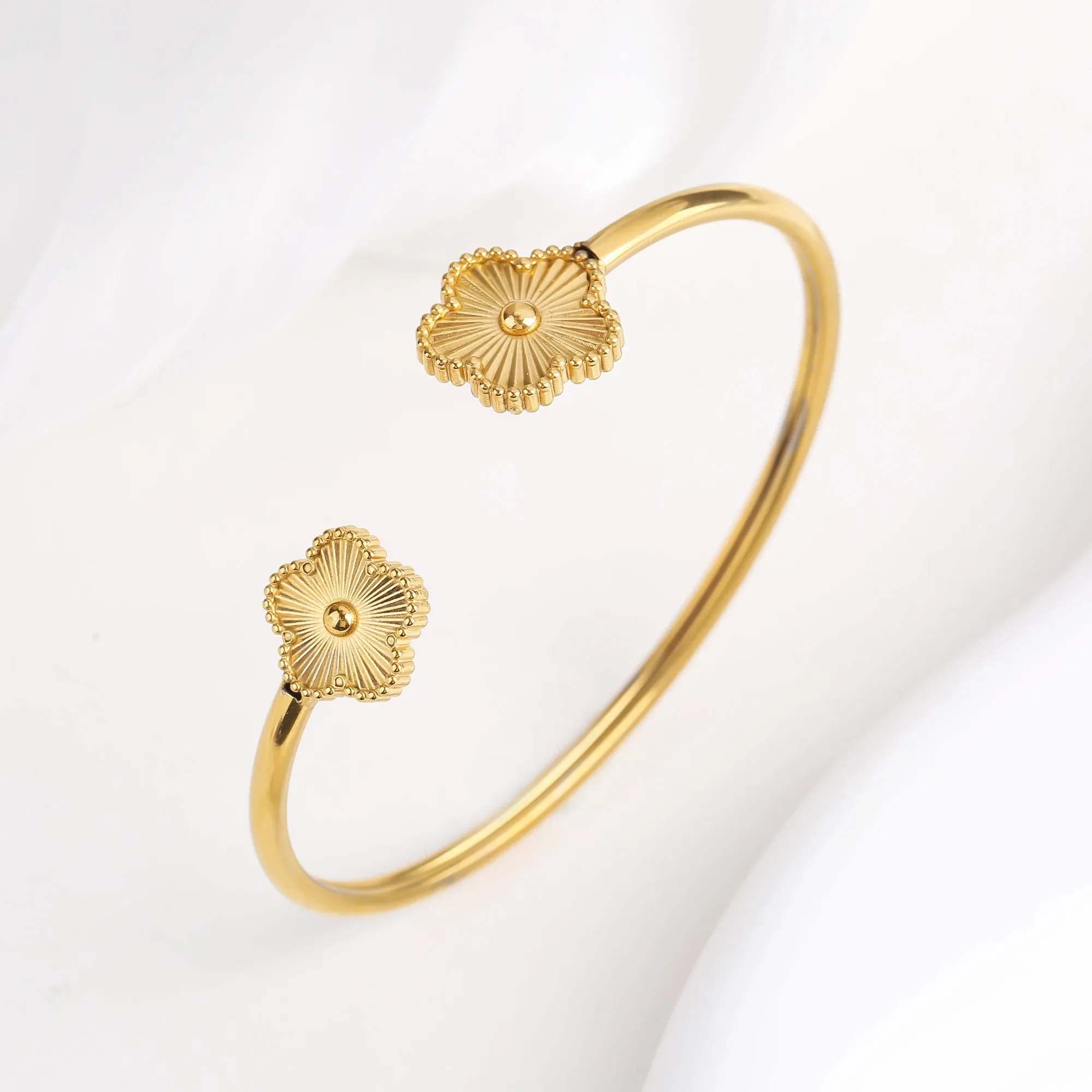 High Quality Luxury Stainless Steel Botanical Jewelry Set for Women