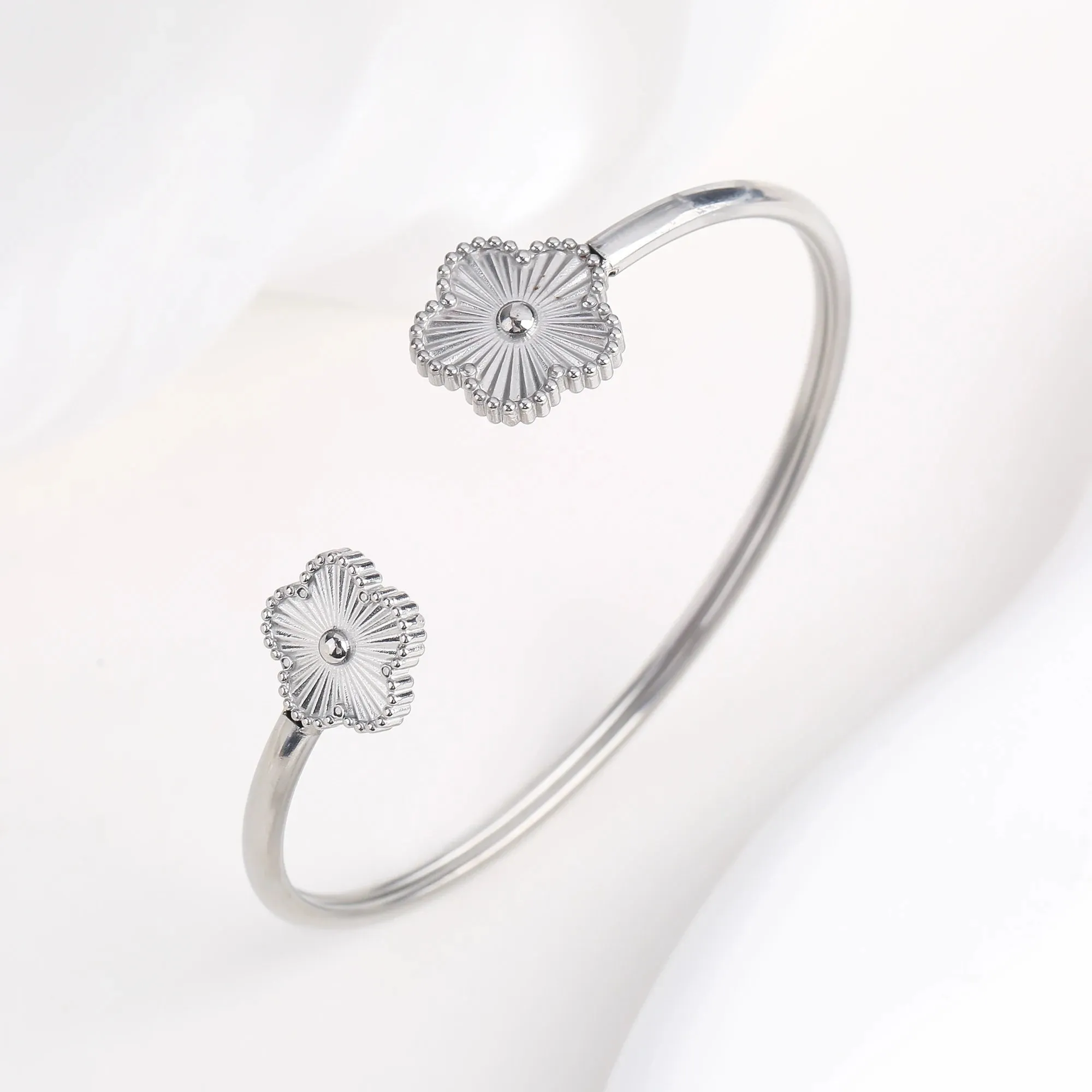 High Quality Luxury Stainless Steel Botanical Jewelry Set for Women