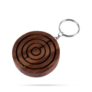 Key Chain - 2 x 2 Inches | Game Plate Design Key Ring/ Key Holder for Car & Bike