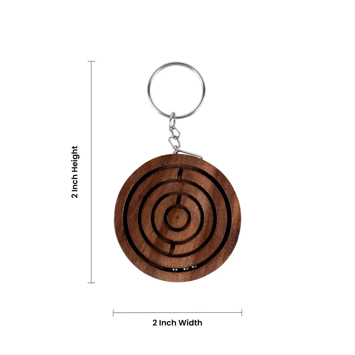 Key Chain - 2 x 2 Inches | Game Plate Design Key Ring/ Key Holder for Car & Bike