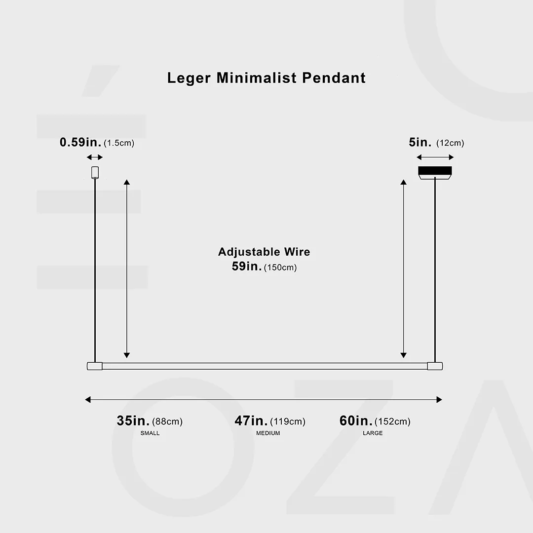 Leger Minimalist Pendant