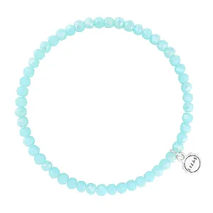 Lizas Knoxville 4mm Crystal Bracelet Light Aqua