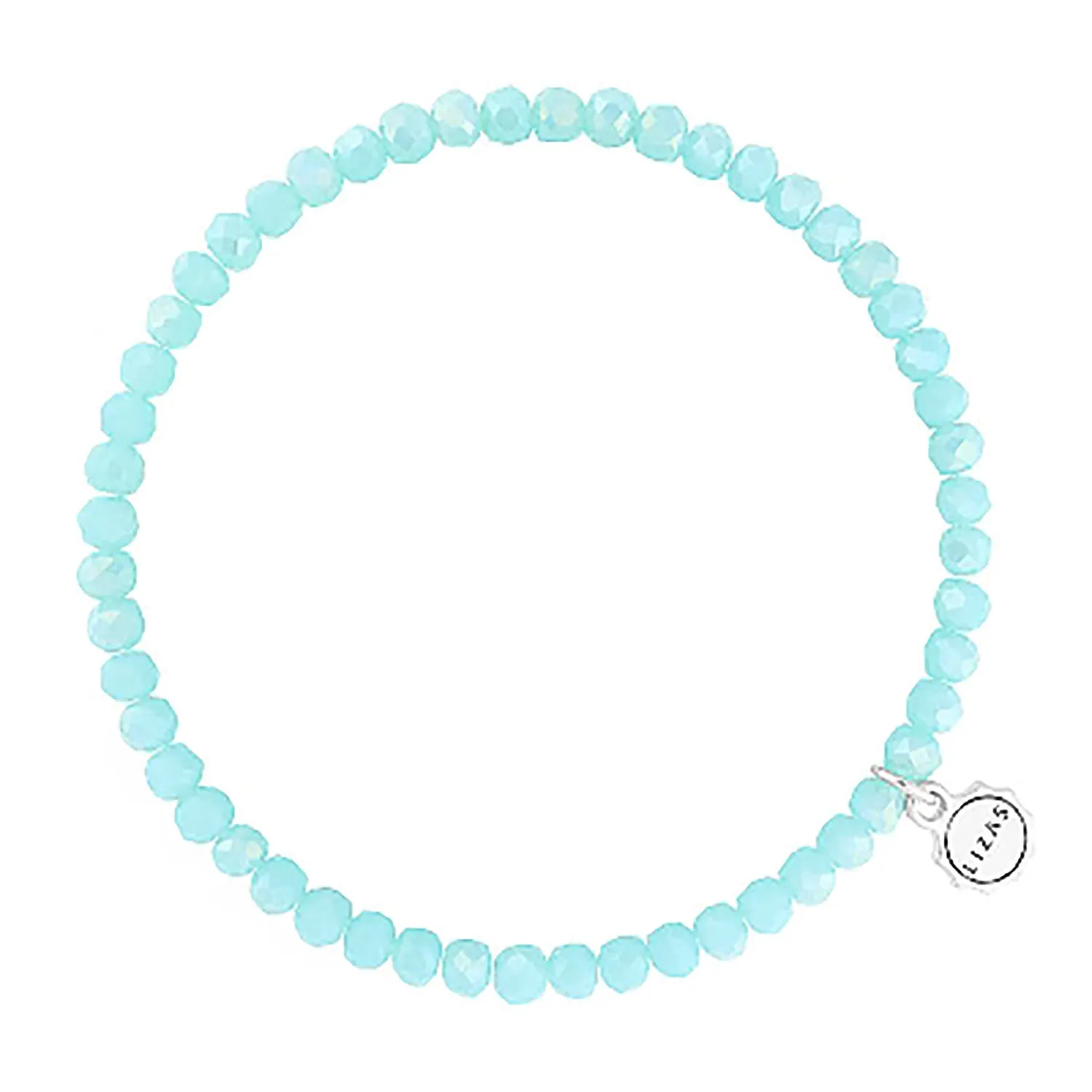 Lizas Knoxville 4mm Crystal Bracelet Light Aqua