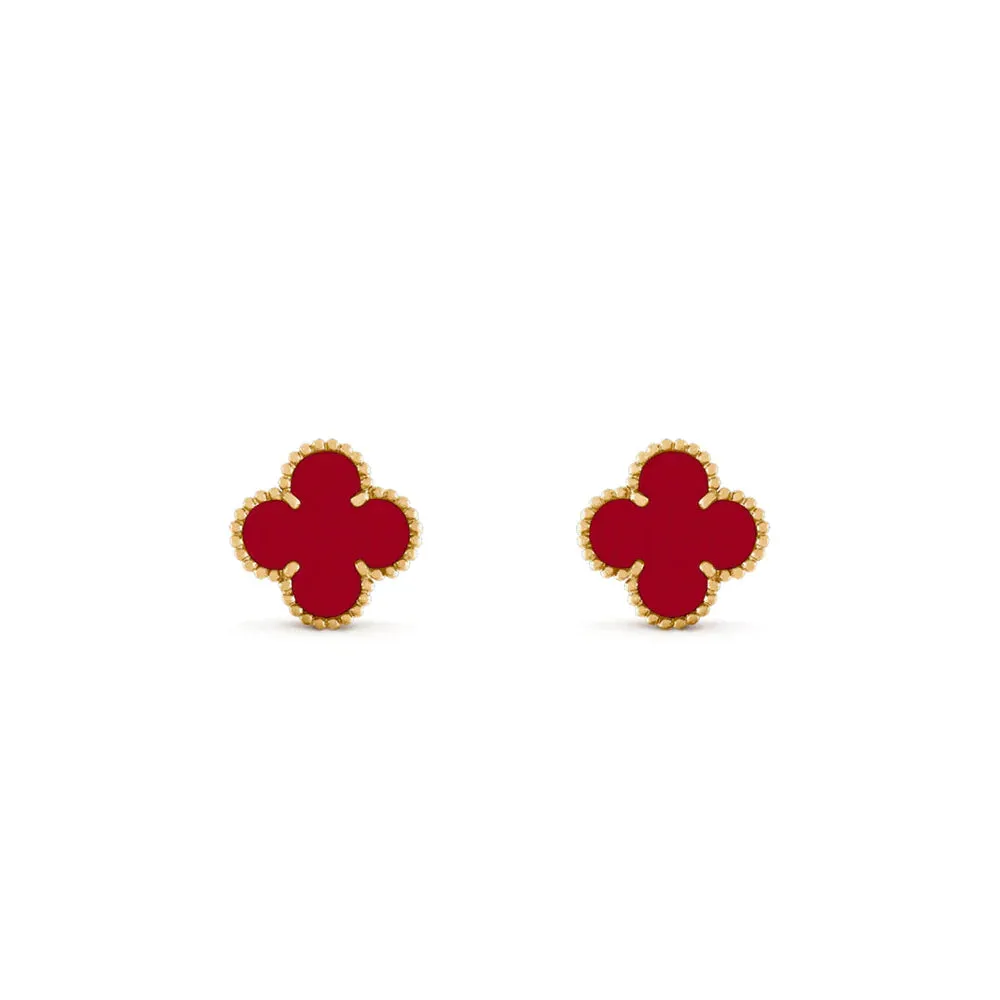 Luxurious Clover Leaf Earrings