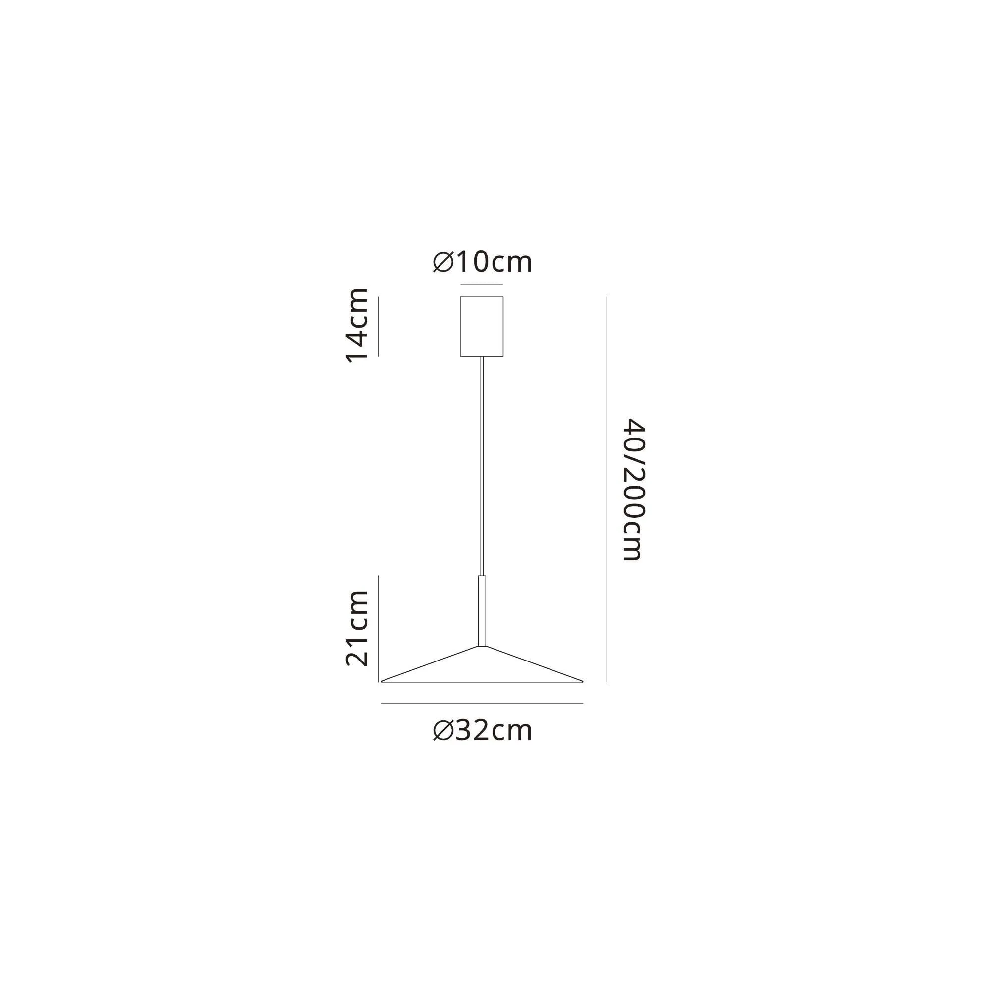 Mantra M7896 Calice 32cm Rise And Fall LED Pendant Coffee/White